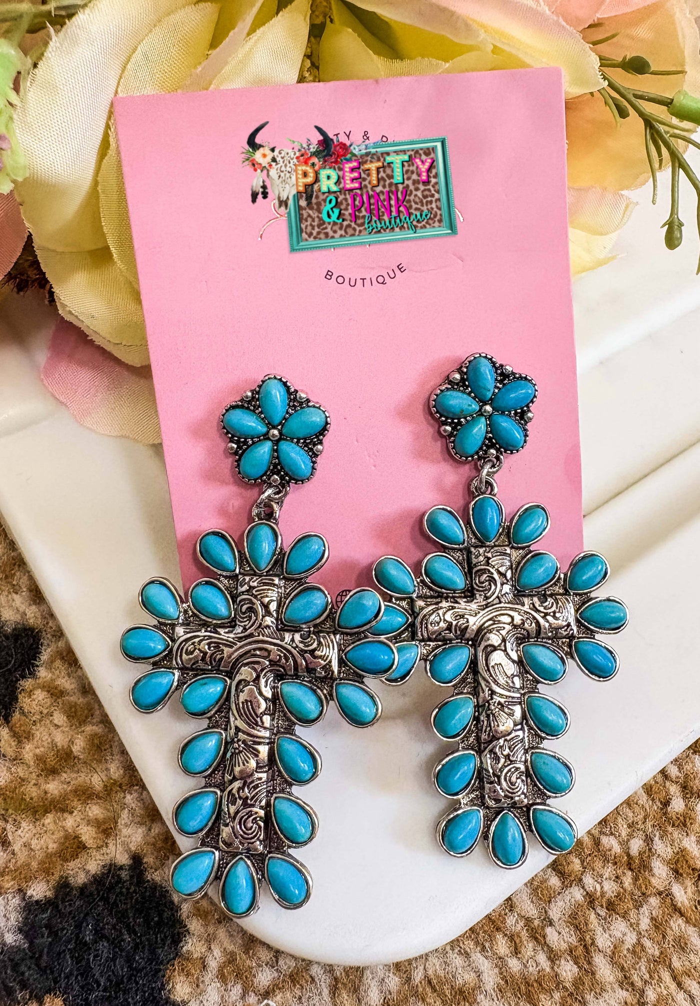 Kenzie Cross Earrings
