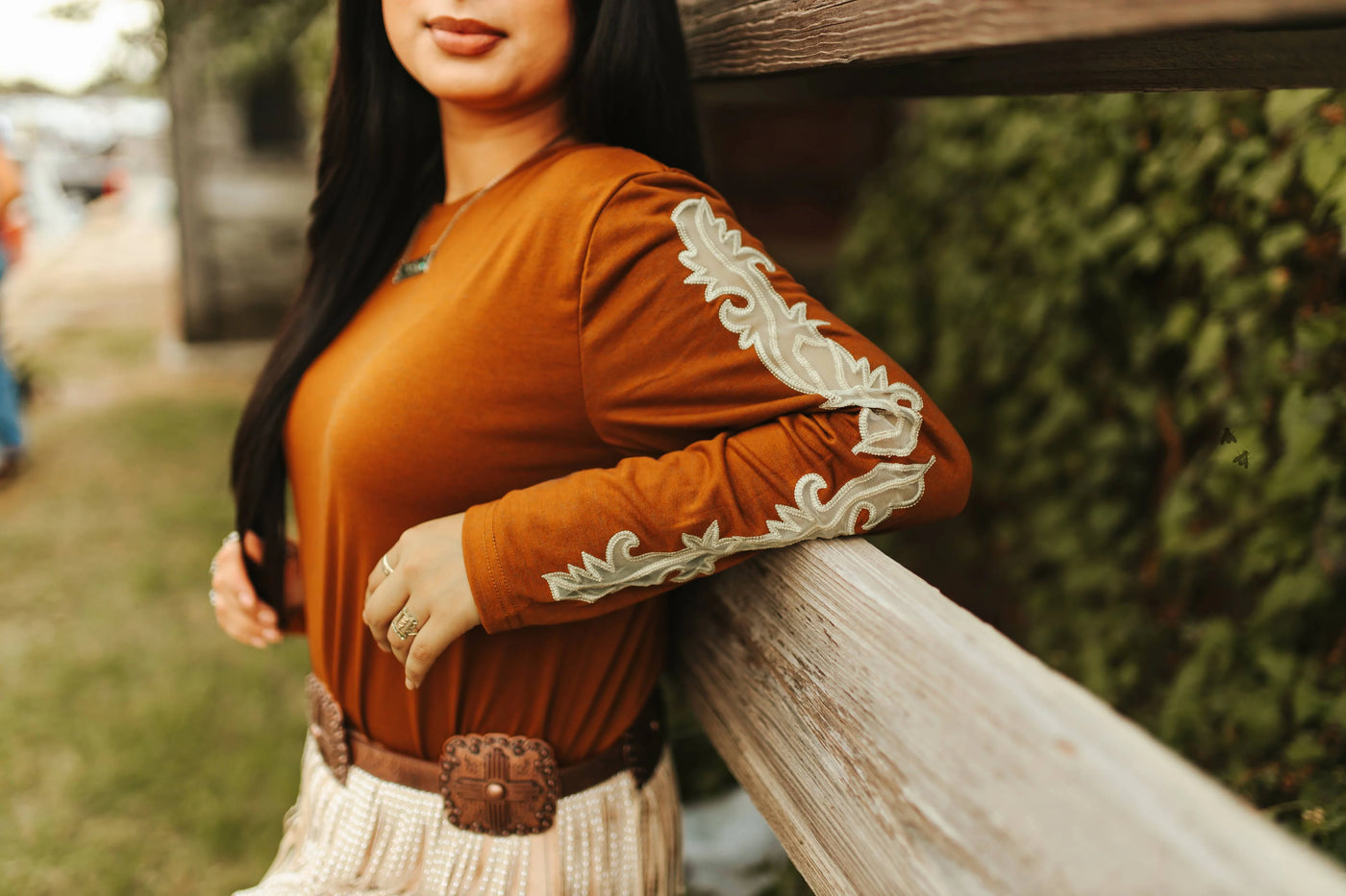 Abigail Saddle Top