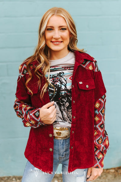 Rosalinda Corduroy Top
