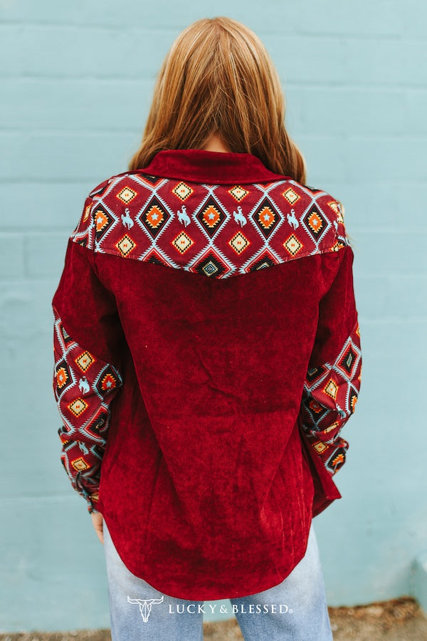 Rosalinda Corduroy Top