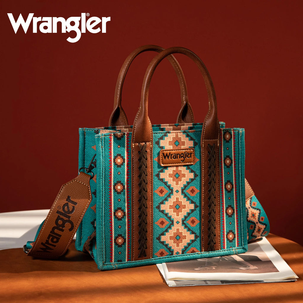 Wrangler Tote Bag- Turquoise