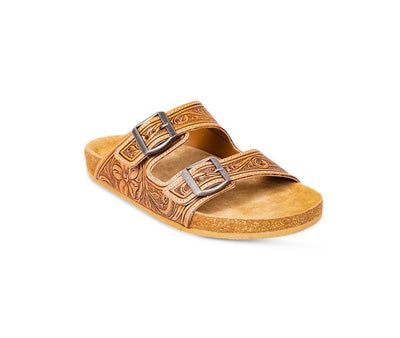 Darla Trail Hand-Tooled Sandals