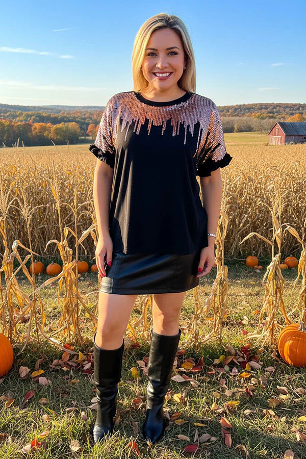 Moonlight Sequin Top