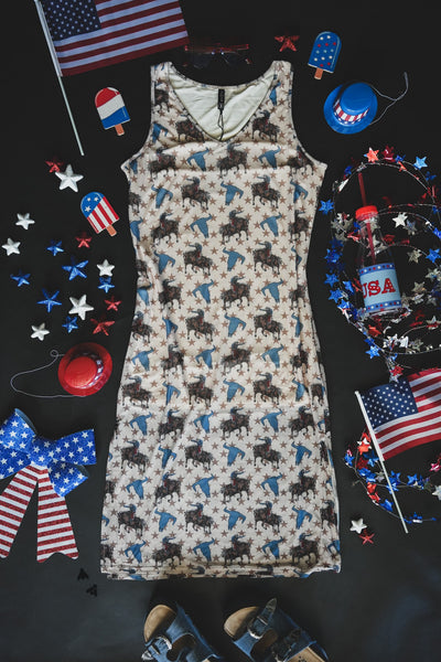 Patriotic Thank You Mesh Dress🩷