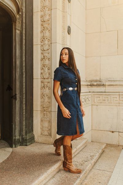 The Lil Denim Dress 🩷