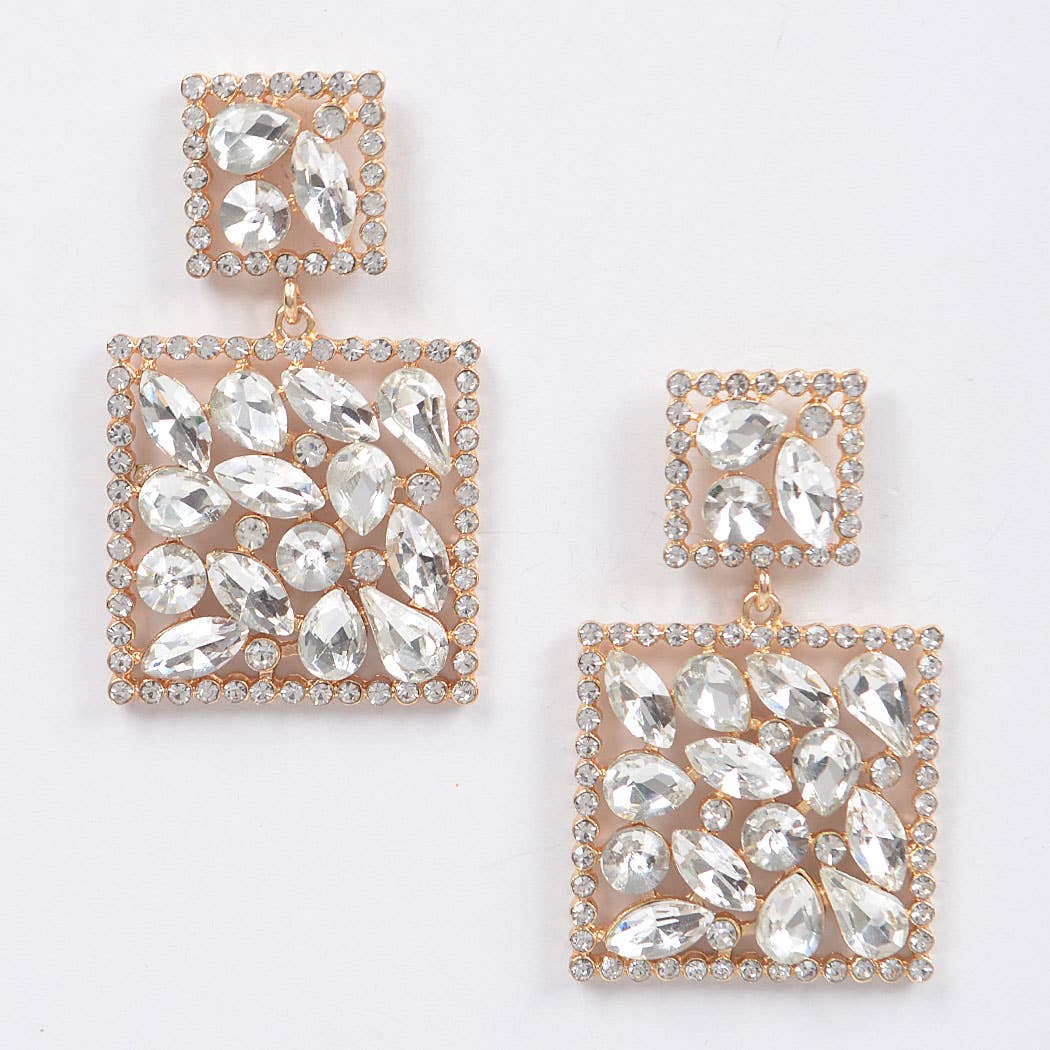 Rebba Dangle Rhinestone Earring