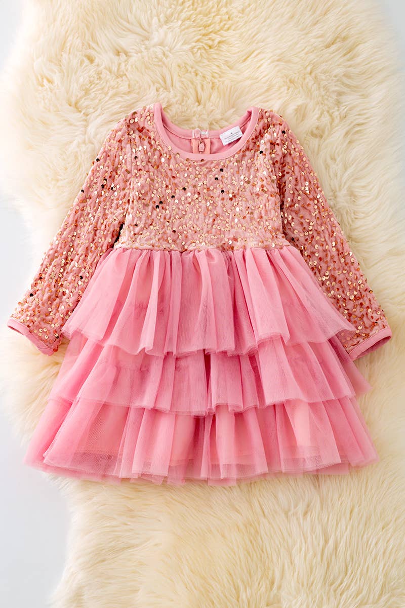 Pretty In Pink Girls Dress