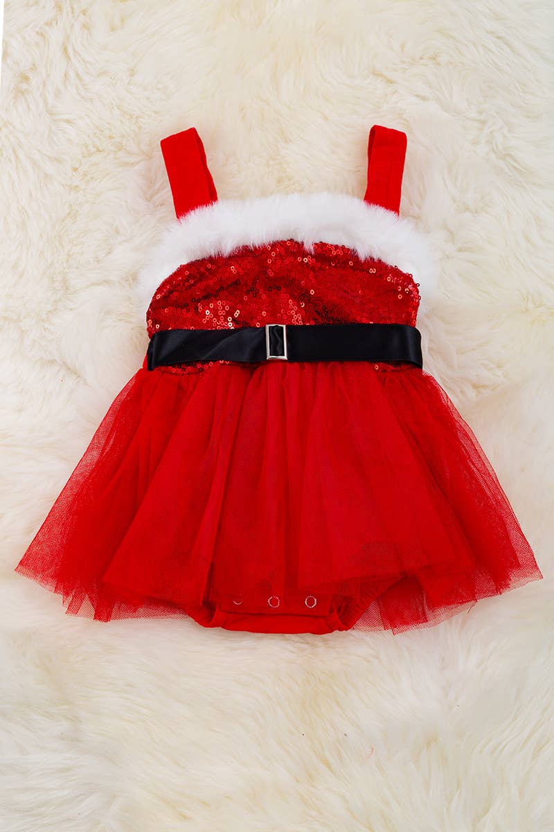 Sequins Baby Santa Dress