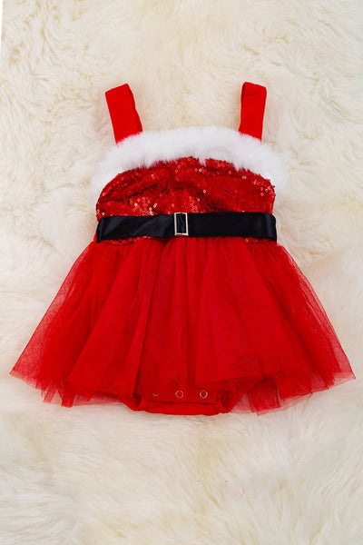 Sequins Baby Santa Dress