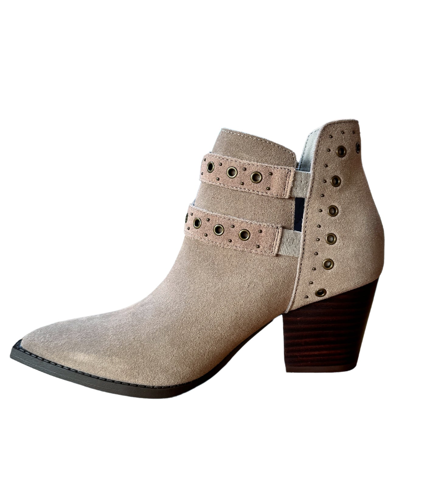 Elsa Leather Ankle Boot in Taupe🩷