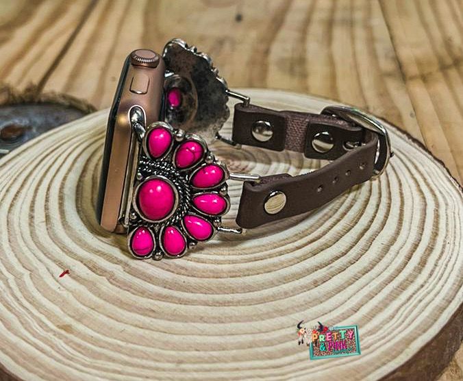 Lily leather Watch Band