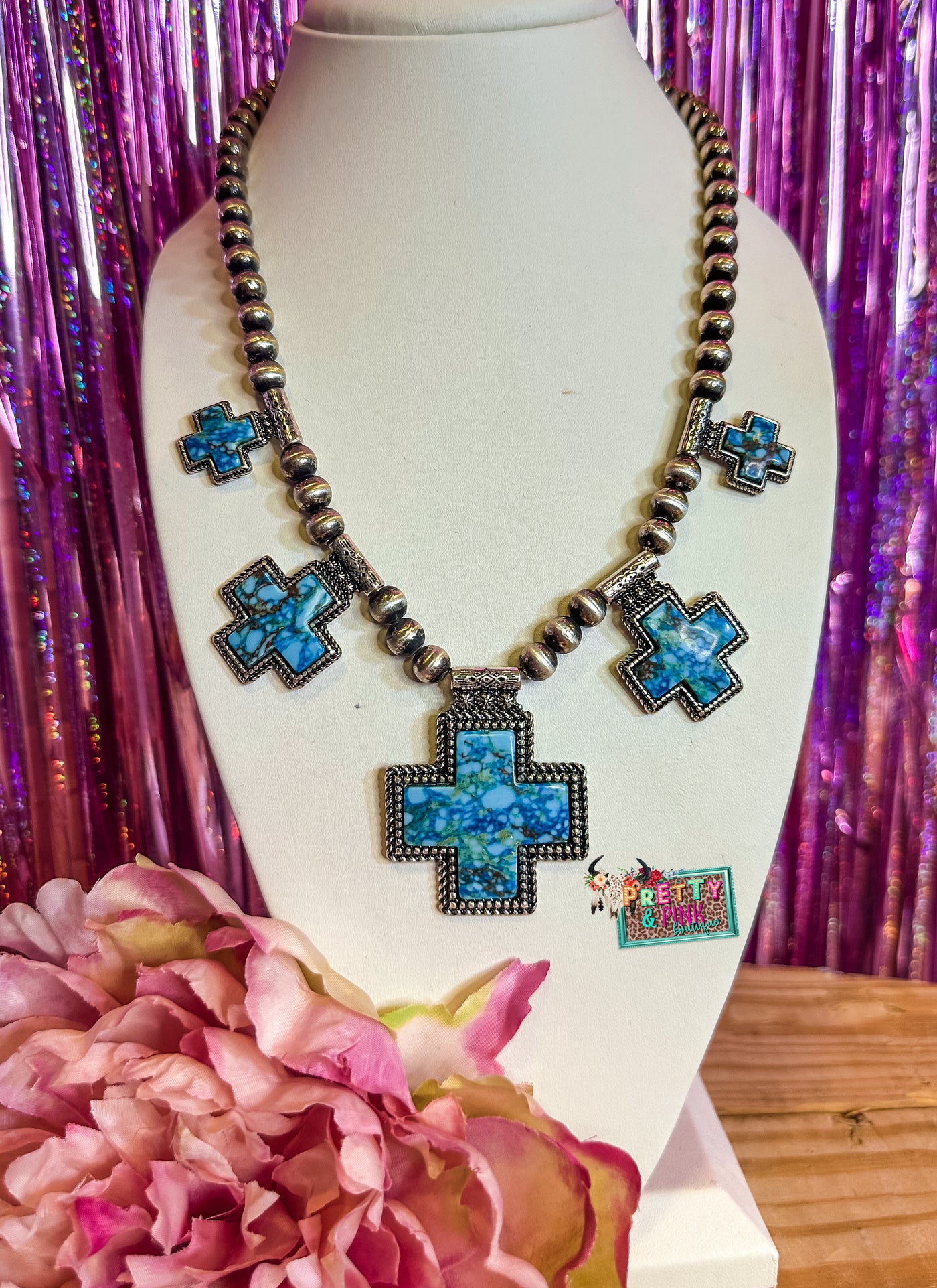Crosses Navajo Necklace