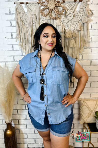 Blue Jana Top