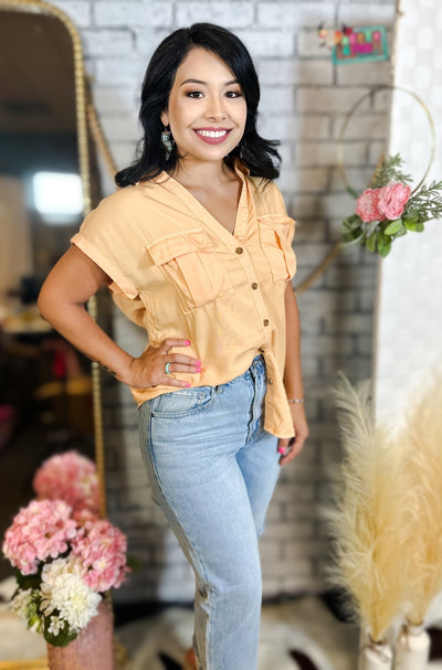 Orange Jana Top