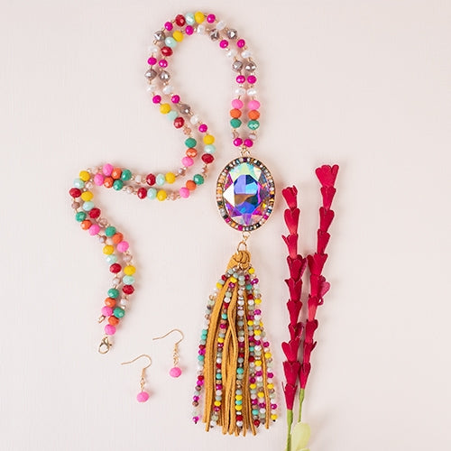 Leanna Tassel Necklace