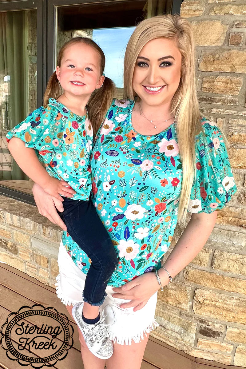 Mini Beautiful In Bloom Top