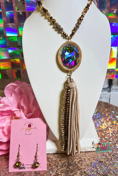 Leanna Tassel Necklace