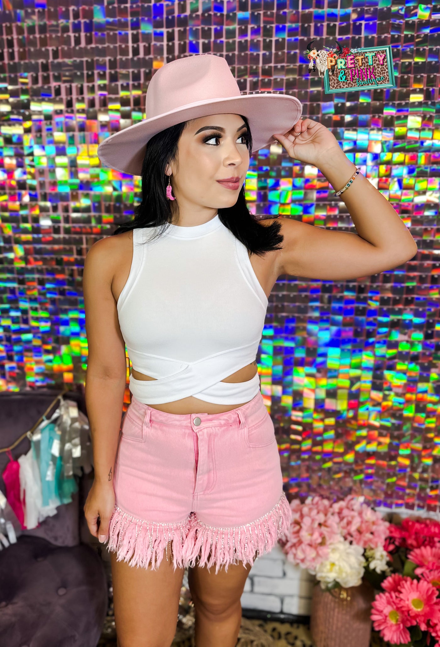 Tara Tank Top- White