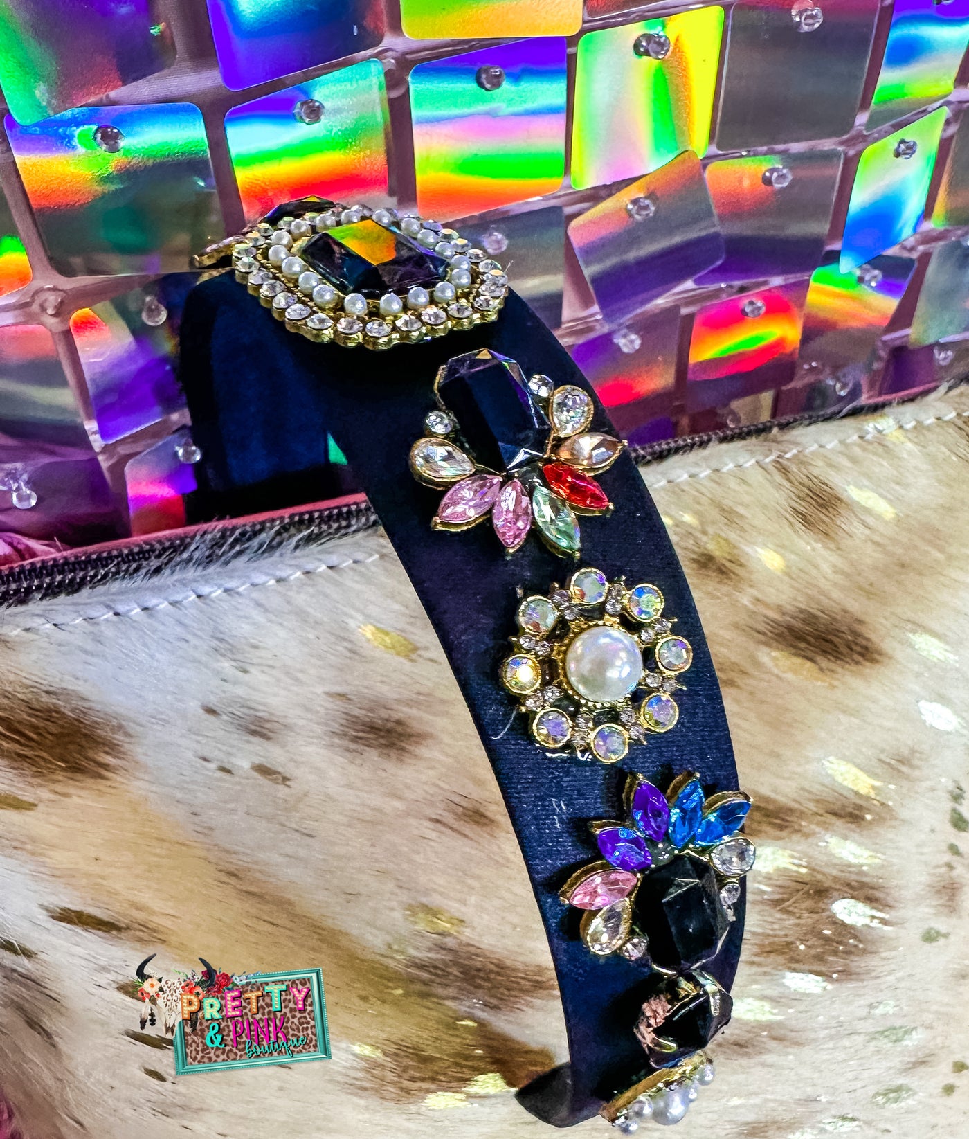 Amanda Rhinestone Headband