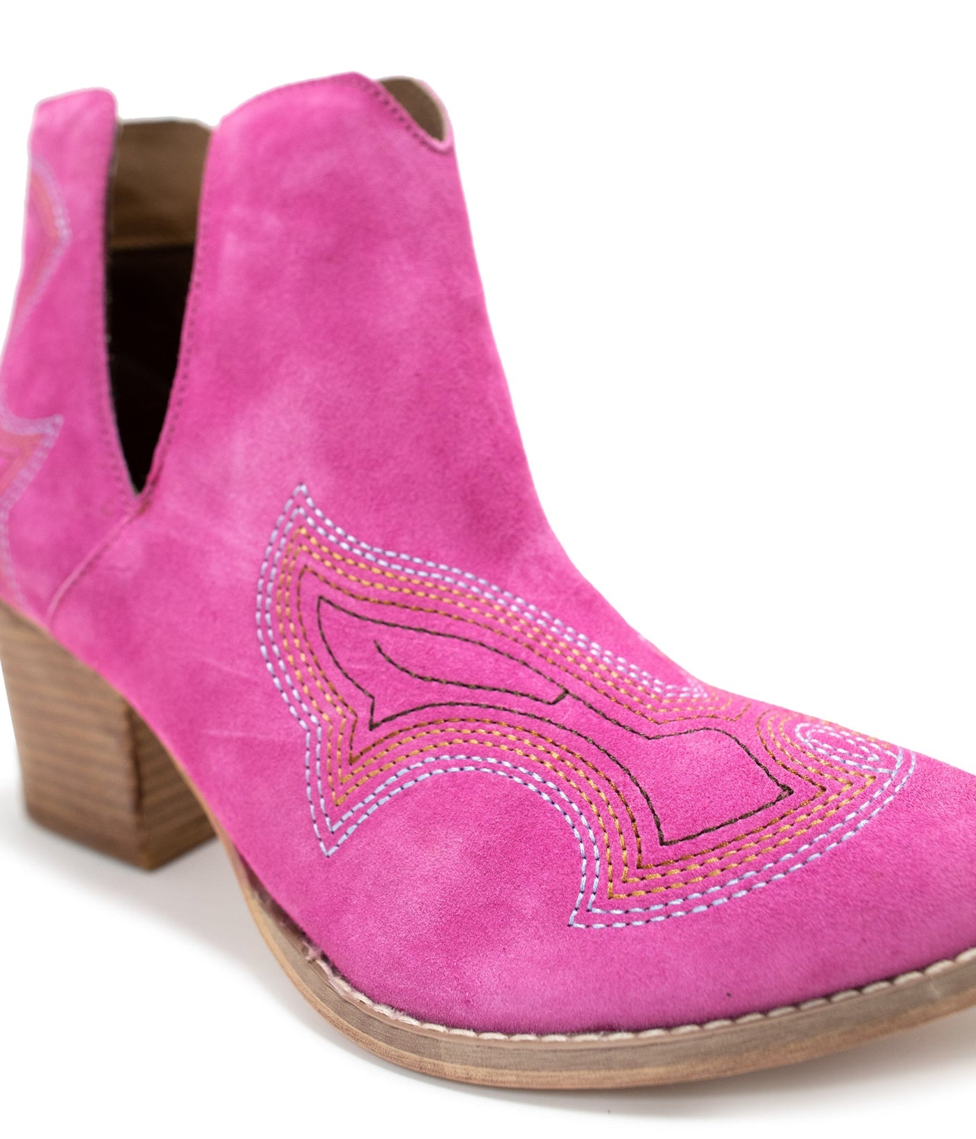 Journee Ankle Boots in Magenta🩷