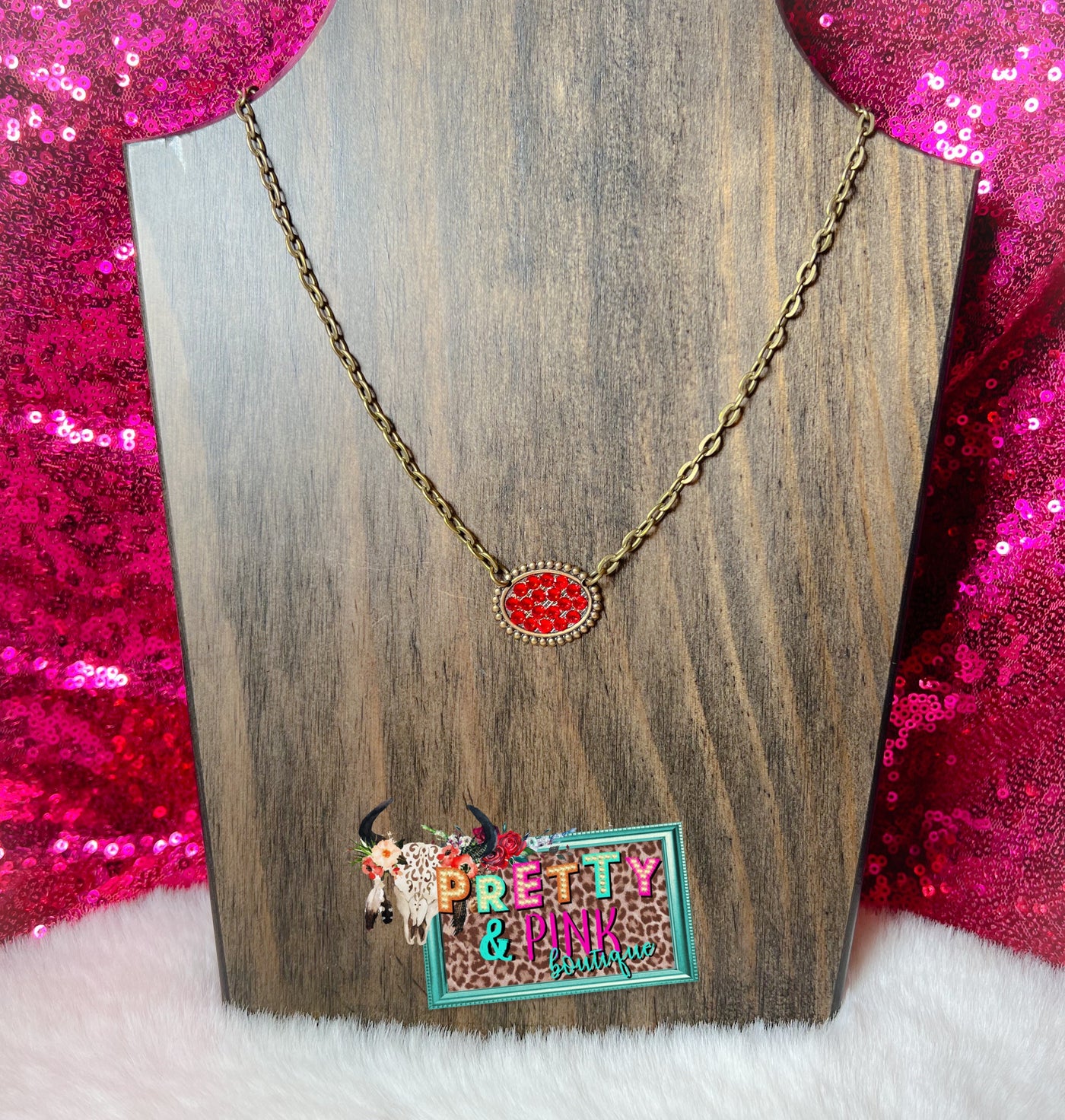 PP Red Love Necklace